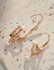 Cage  Pearl Stylish Earring