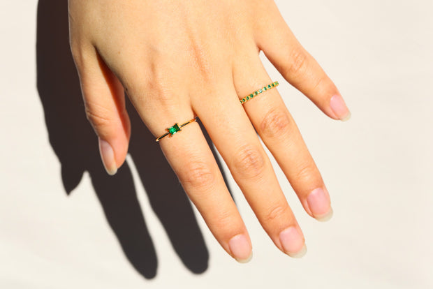 Sophi Emerald Ring