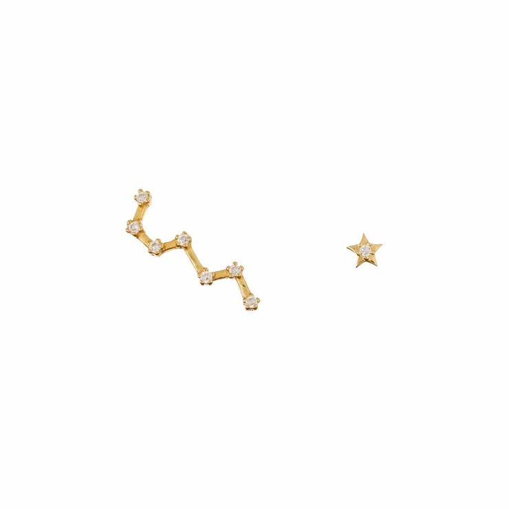 Constellation Gold Stud Earring