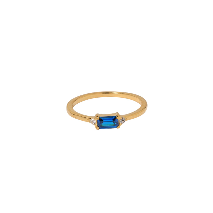Ruiz Blue Gold Ring