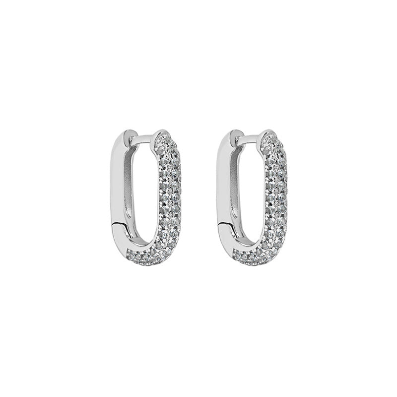 Shiny Oval Hoop