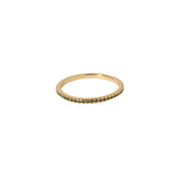Green Eternity Gold Ring