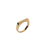 Rectangle Signet Gold Ring