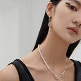 Cage  Pearl Stylish Earring