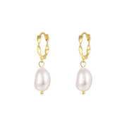 Stella Pearl Hoop Earring