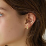 Stellar Glow Huggie Earrings