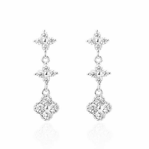 Leah Silver Stud Earring