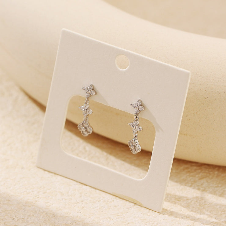 Leah Silver Stud Earring