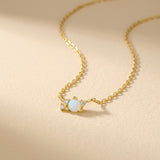 Tessa Opal Gold Necklace