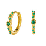 Emery Gold Emerald Huggies