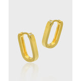 Ellipse Harmony Huggie Earrings