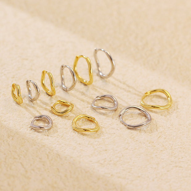 Melted Gold Huggies