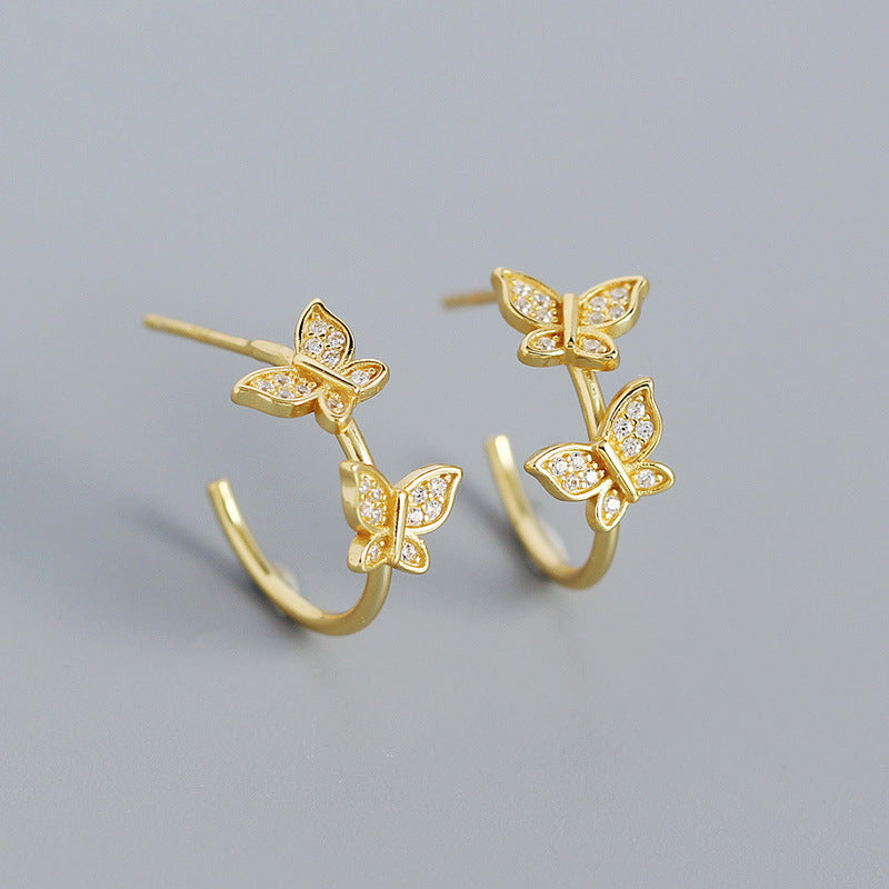 C Butterflies Hoop