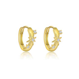 Stellar Glow Huggie Earrings