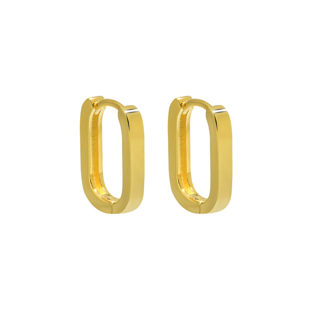 Ellipse Harmony Huggie Earrings