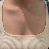 Heart CZ necklace