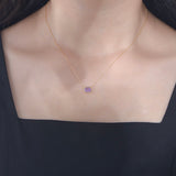 Larina Purple Gold Necklace
