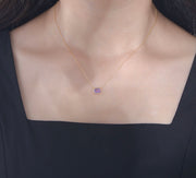 Larina Purple Gold Necklace