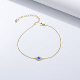 Lil Evil Eye Gold Anklet