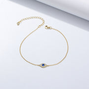 Lil Evil Eye Gold Anklet