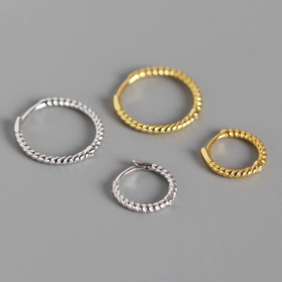 Huggies gold huggies hoops