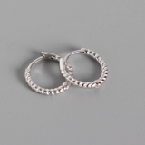 Silver huggies sterling silver hoops fine huggies