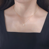 Starfish With Pearl Gold  Necklace