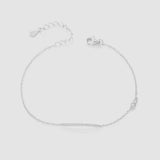 Line Cubic Silver Bracelet