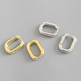 Small Oval Gold Hoop