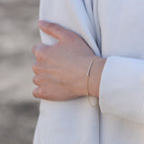 Line Cubic Gold Bracelet