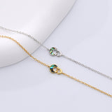 Moon Circle Gold Bracelet