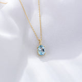 Topaz Gold Necklace