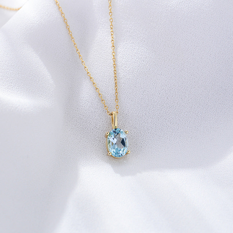 Topaz Gold Necklace