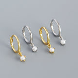 LaPearl Gold Dangle Hoop