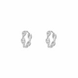 Chain Silver Huggies