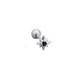 Black Starburst Barbell