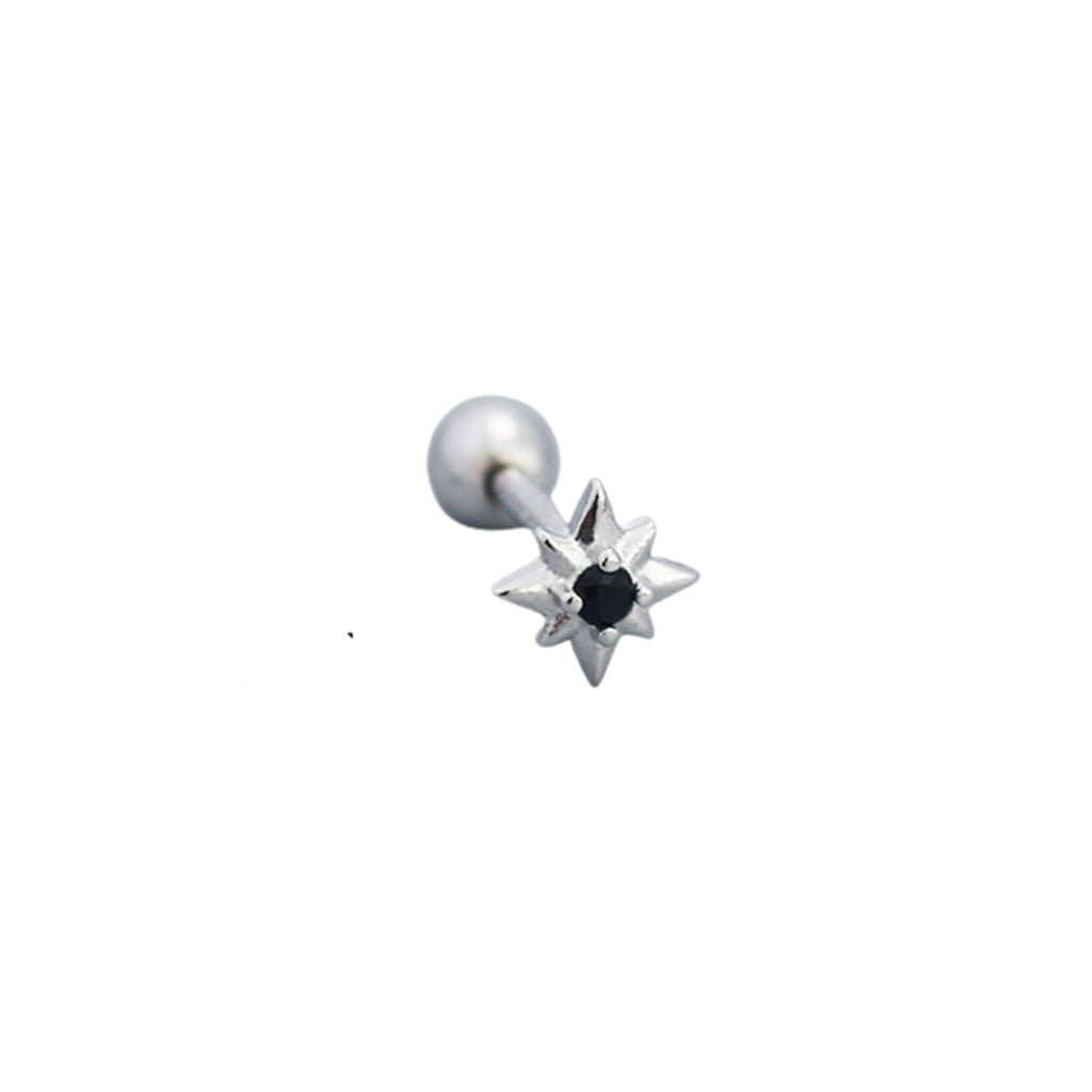 Black Starburst Barbell