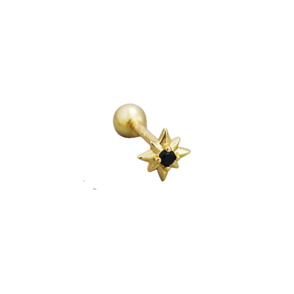 Black Starburst Barbell