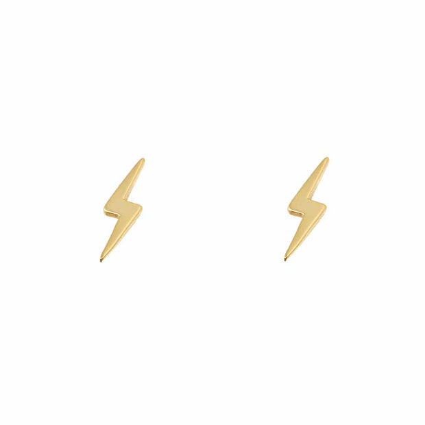 Lightning Bolt Stud Earrings