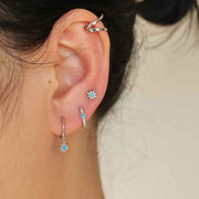Olsta Opal Silver Stud Earring