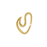 Wave Gold Ring