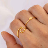Wave Gold Ring