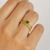 Sophi Emerald Ring