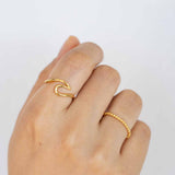 Wave Gold Ring