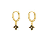 Floe Black Gold Dangle Hoop