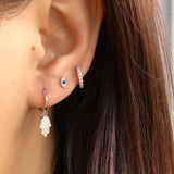 Evil Eye Small Stud Earrings