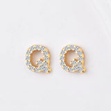 Dainty Initials Stud Earrings