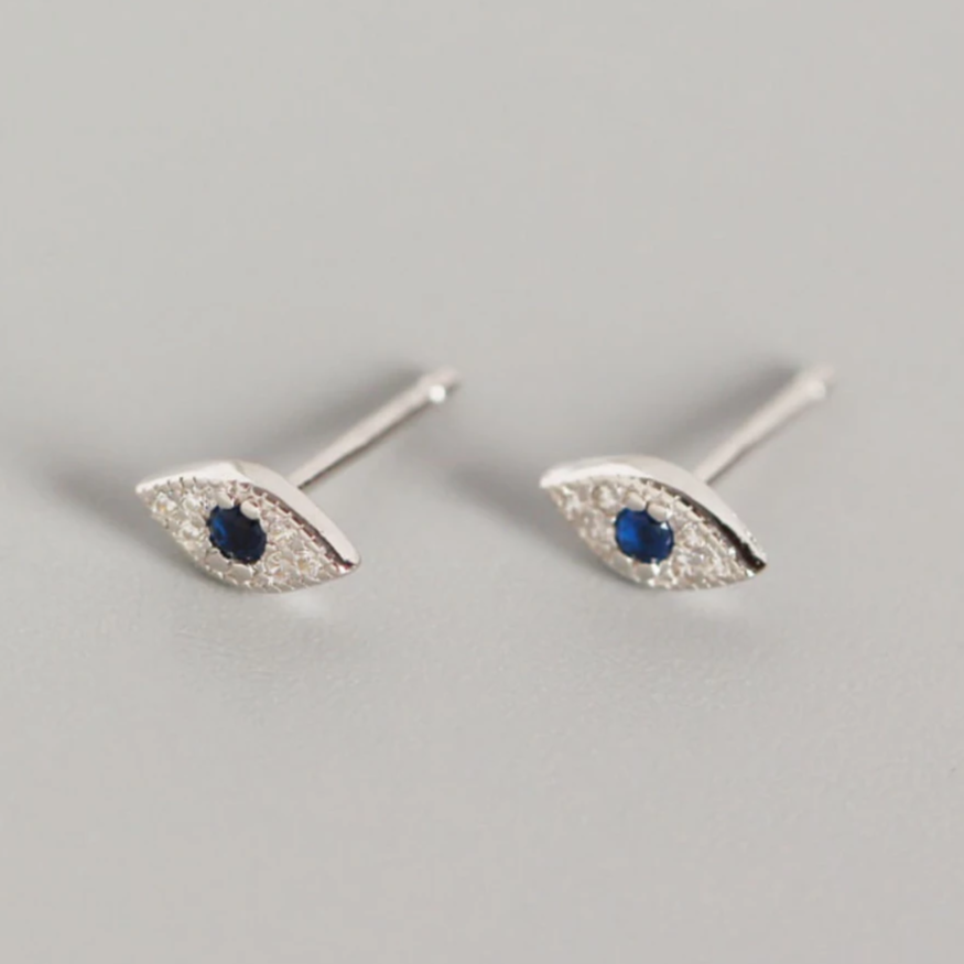 Evil Eye Small Stud Earrings