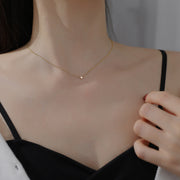 Chic Cz Gold Necklace