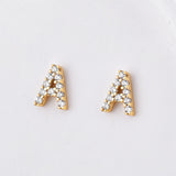 Dainty Initials Stud Earrings